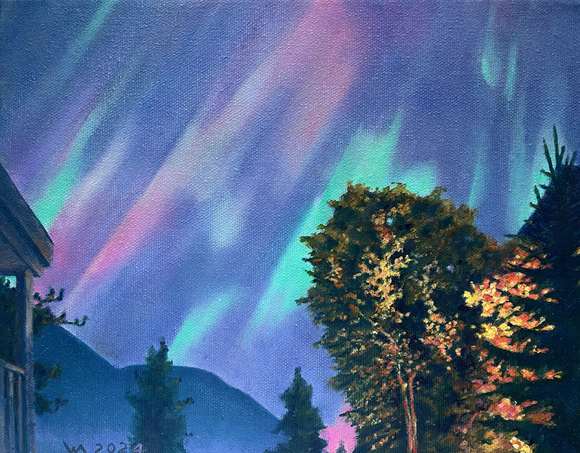 Painting by William Matthews