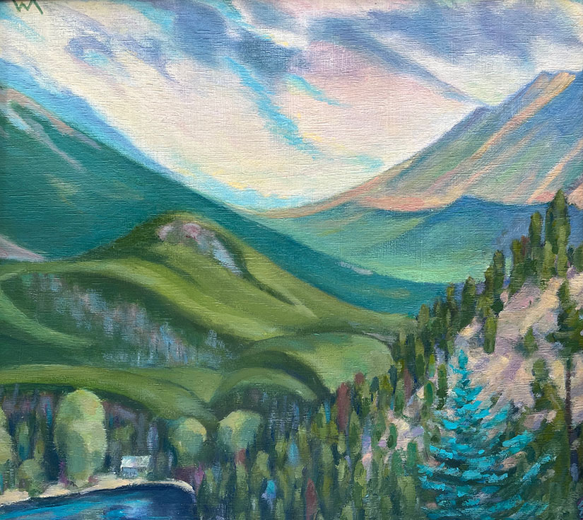 Painting by William Matthews
