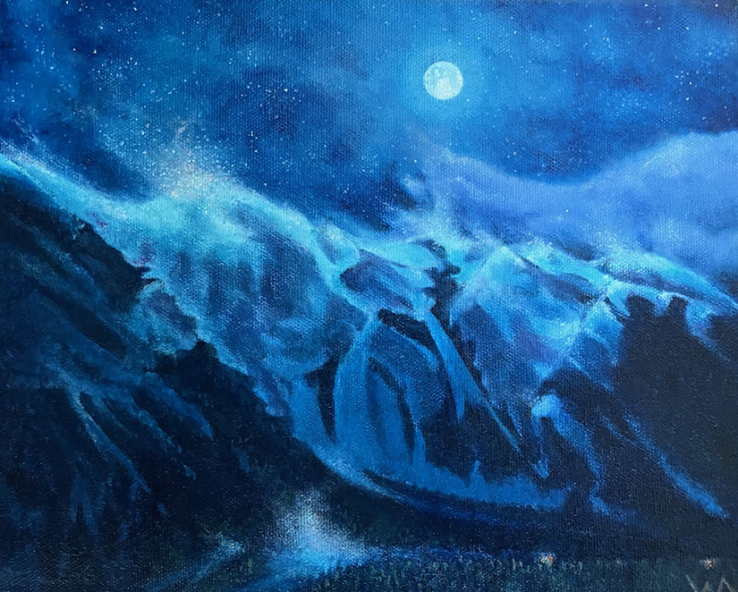 Painting by William Matthews